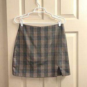 Plaid Skirt